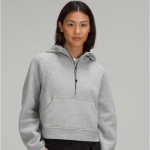 lululemon half zip oversized scuba